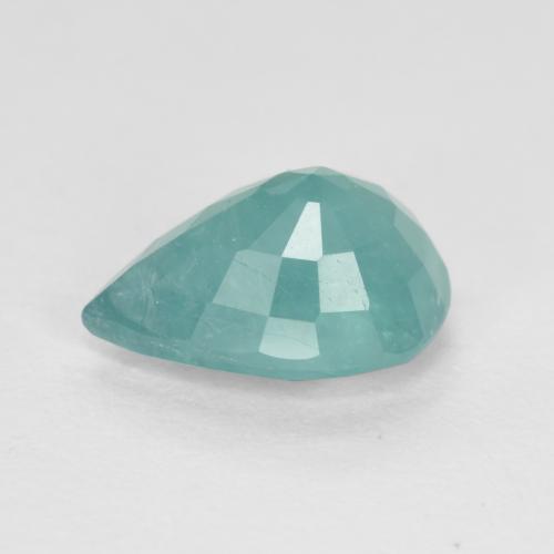 Grandidiérite Turquoise naturelle En forme de poire, 1.32 ct, SI