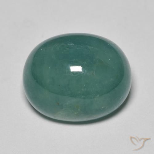 11.74ct Naturel Vert bleu Grandidierite, ovale, Translucide