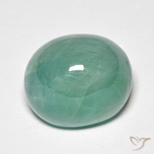 11.06ct Naturel Medium Dark Green-Blue Grandidierite, ovale, Translucide