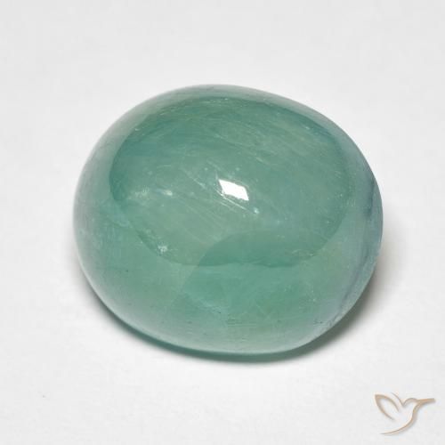 Grandidiérite Medium Dark Green-Blue naturelle ovale, 11.06 ct, Translucide