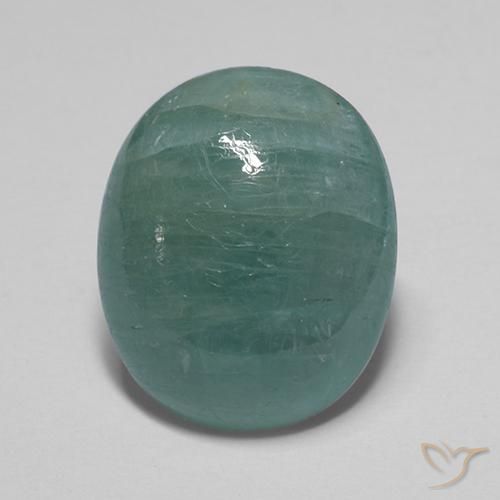 11.77ct Naturel Turquoise Grandidierite, ovale, Translucide
