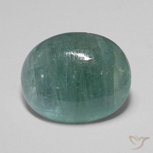 Grandidiérite Turquoise naturelle ovale, 11.77 ct, Translucide