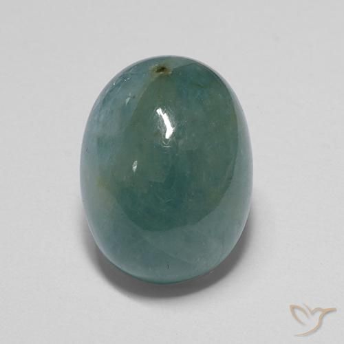 9.05ct Naturel Turquoise Grandidierite, ovale, Translucide