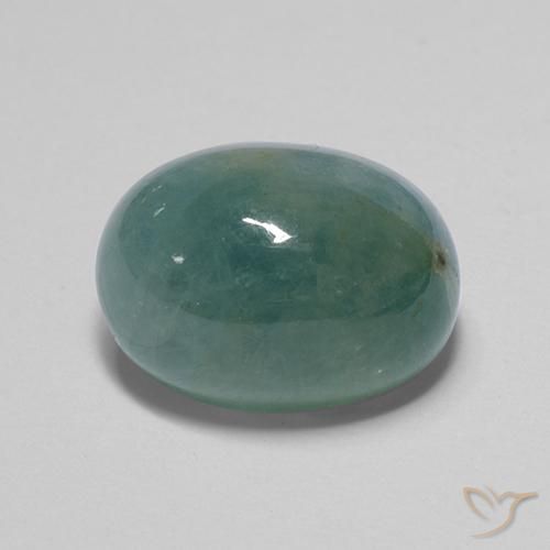 Grandidiérite Turquoise naturelle ovale, 9.05 ct, Translucide