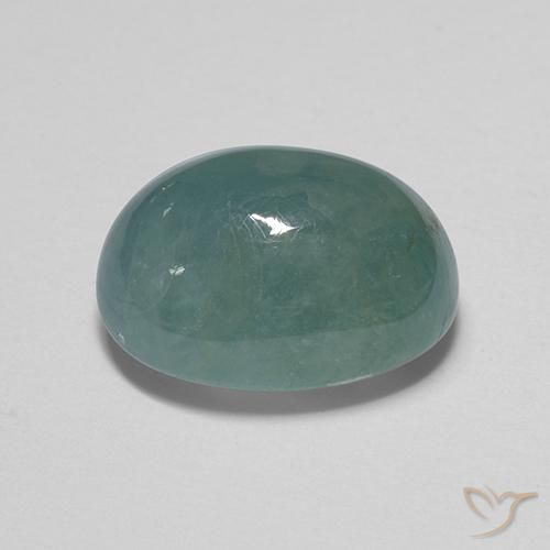 Grandidiérite Turquoise naturelle ovale, 9.05 ct, Translucide