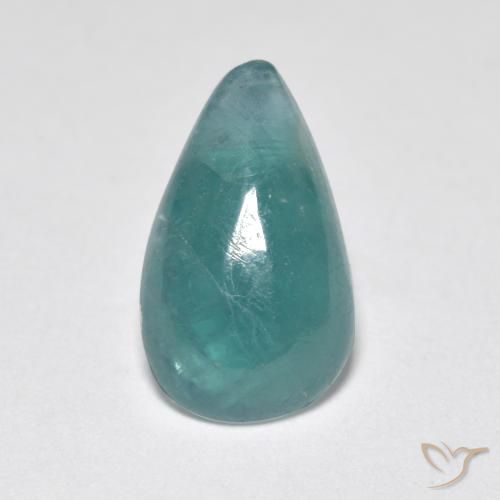 2.43ct Naturel Turquoise Grandidierite, En forme de poire, Translucide