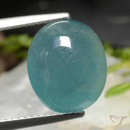 5.96ct Naturel Bleu foncé Vert Grandidierite, ovale, Translucide
