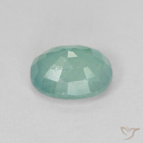 Grandidiérite Bleu vert naturelle ovale, 1.77 ct, VS-SI