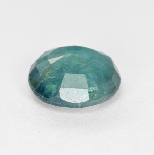 Grandidiérite Vert bleuâtre naturelle Coupe ovale, 1.10 ct, VS-SI