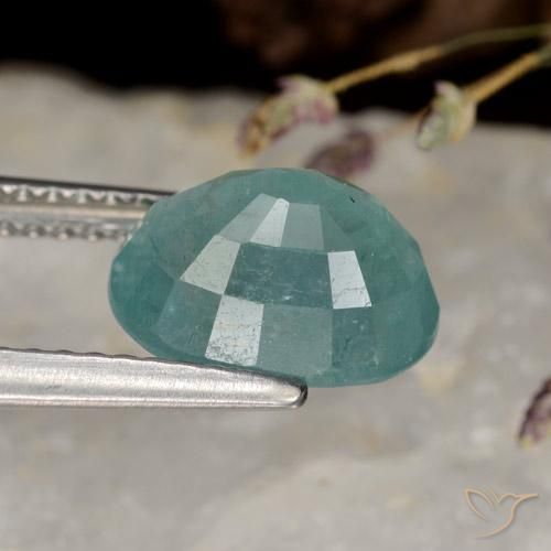 Grandidiérite Ton bleu électrique naturelle ovale, 2.76 ct, VS-SI