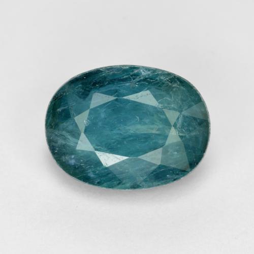 Grandidiérite Vert bleu vif naturelle Coupe ovale, 2.16 ct, VS-SI