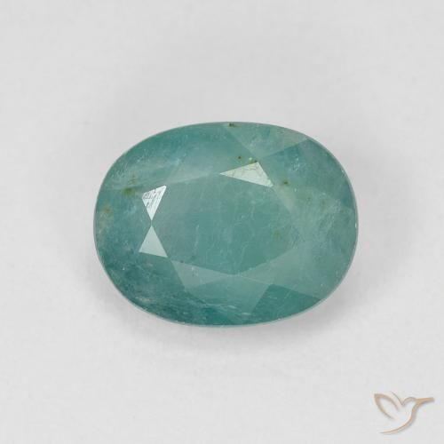 1.83ct Naturel Vert bleuâtre Grandidierite, ovale, VS-SI