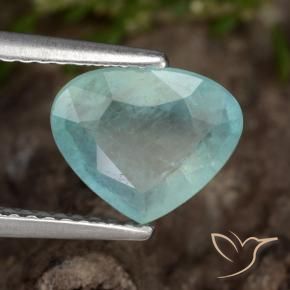 Grandidiérite Bleu électrique naturelle En forme de poire, 1.80 ct, VS-SI