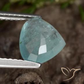 Grandidiérite Bleu électrique naturelle En forme de poire, 1.80 ct, VS-SI