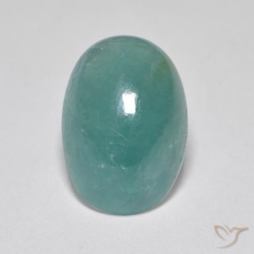 3.64ct Naturel Bleu vert moyen Grandidierite, ovale, Translucide