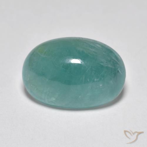 Grandidiérite Bleu vert moyen naturelle ovale, 3.64 ct, Translucide