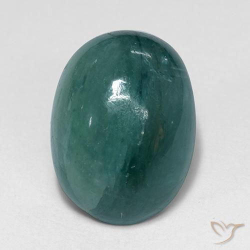 4.65ct Naturel Vert bleu foncé Grandidierite, ovale, Opaque