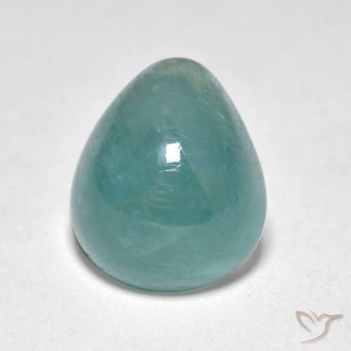 4.27ct Naturel Turquoise Grandidierite, En forme de poire, Translucide
