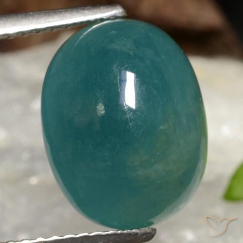 6.16ct Naturel Turquoise Grandidierite, ovale, Translucide