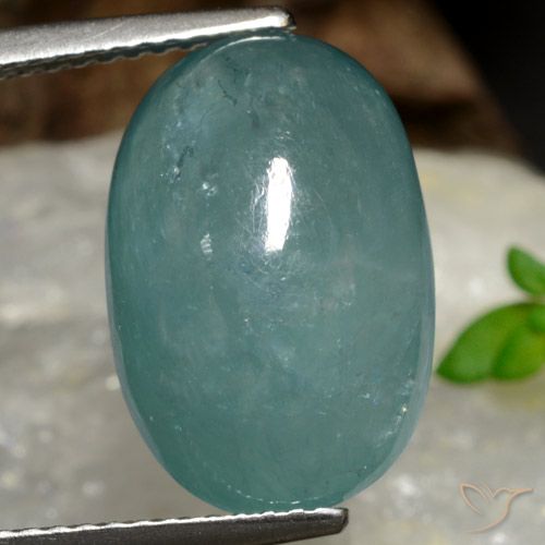 9.18ct Naturel Bleu verdâtre Grandidierite, ovale, Translucide