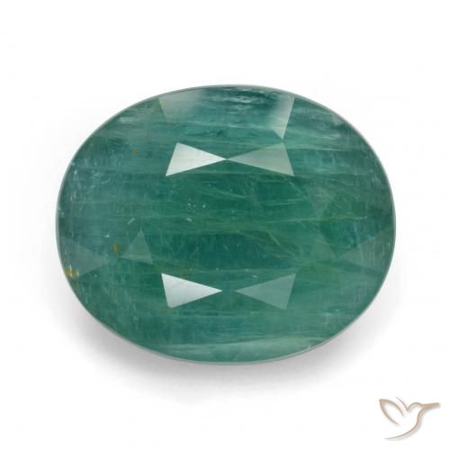 8.66ct Naturel Bleu verdâtre Grandidierite, ovale, I1