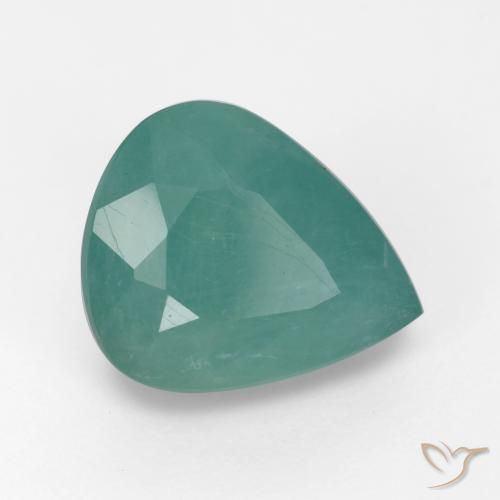 4.03ct Naturel Vert bleu Grandidierite, En forme de poire, SI-I1