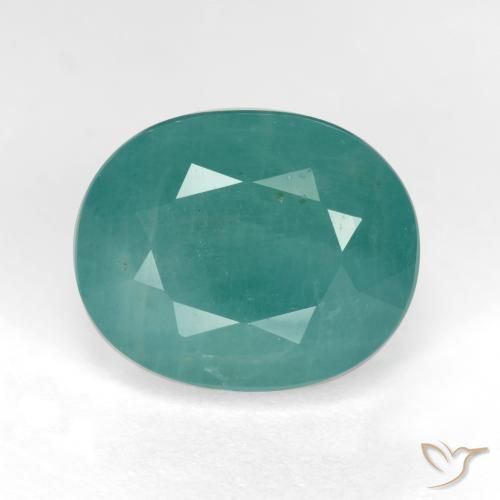 5.92ct Naturel Bleu verdâtre Grandidierite, ovale, SI