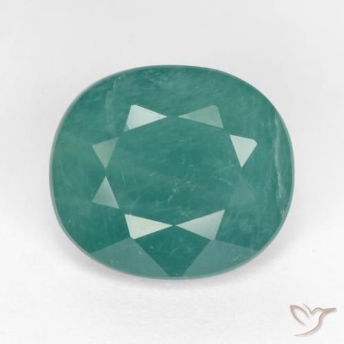 5.59ct Naturel Bleu verdâtre Grandidierite, ovale, SI-I1