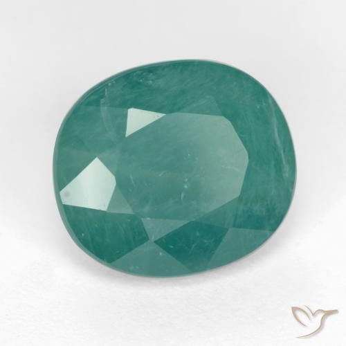Grandidiérite Bleu verdâtre naturelle ovale, 5.59 ct, SI-I1