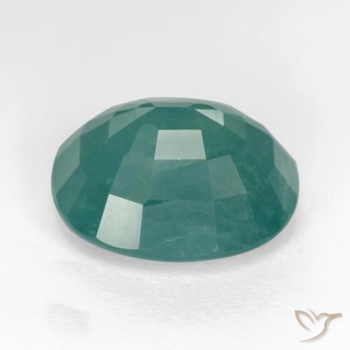 Grandidiérite Bleu verdâtre naturelle ovale, 5.59 ct, SI-I1