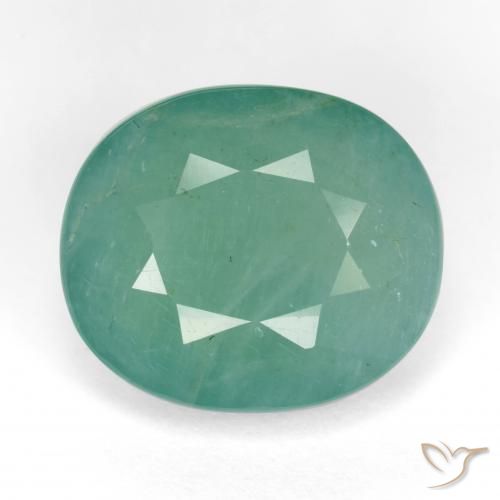 10.62ct Naturel Bleu verdâtre Grandidierite, ovale, SI