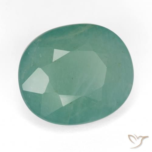 Grandidiérite Bleu verdâtre naturelle ovale, 10.62 ct, SI