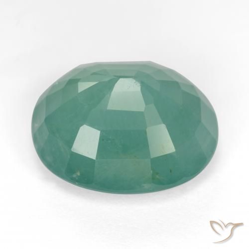 Grandidiérite Bleu verdâtre naturelle ovale, 10.62 ct, SI