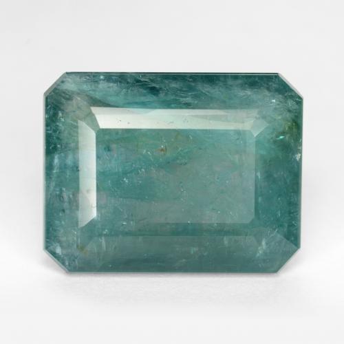 Grandidiérite Bleu foncé Vert naturelle Taille émeraude, 9.79 ct, SI-I1