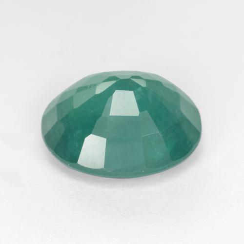 Grandidiérite Vert bleu naturelle Coupe ovale, 3.45 ct, SI-I1