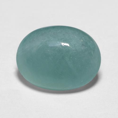 Grandidiérite Bleu vert moyen naturelle Coupe ovale, 4.59 ct, Translucide