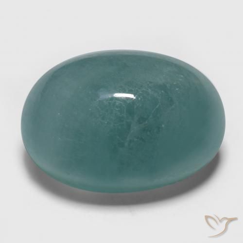 17.66ct Naturel Turquoise Grandidierite, ovale, Translucide