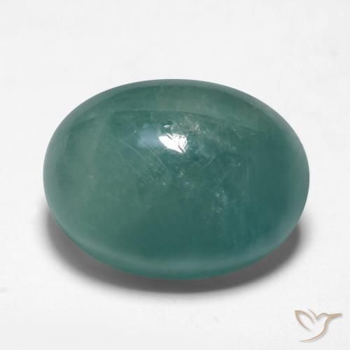 8.54ct Naturel Bleu verdâtre Grandidierite, ovale, Translucide