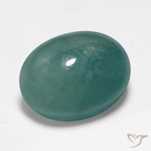 Grandidiérite Bleu verdâtre naturelle ovale, 8.54 ct, Translucide