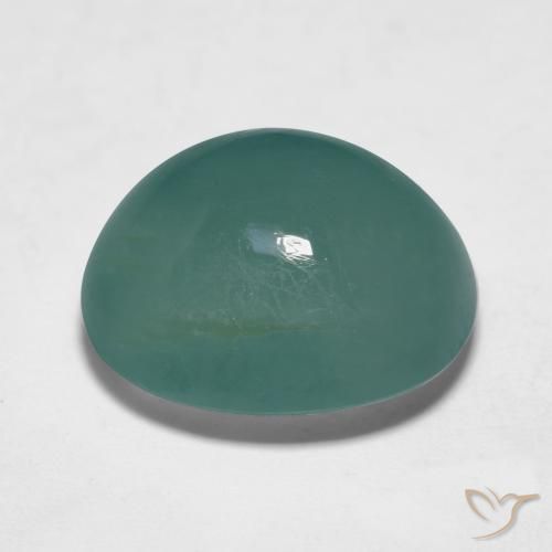 Grandidiérite Vert bleu naturelle ovale, 11.10 ct, Translucide