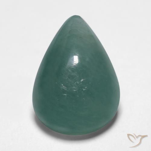 Grandidiérite Bleu verdâtre naturelle En forme de poire, 9.07 ct, Translucide