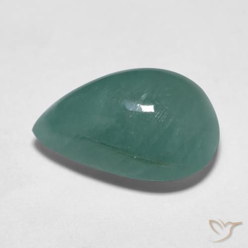 Grandidiérite Bleu verdâtre naturelle En forme de poire, 9.07 ct, Translucide