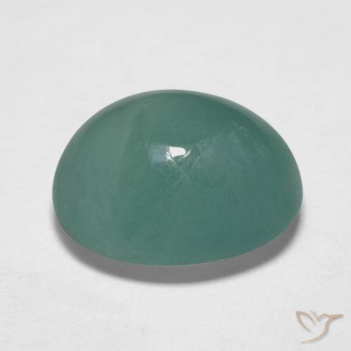 Grandidiérite Bleu verdâtre naturelle ovale, 10.64 ct, Translucide