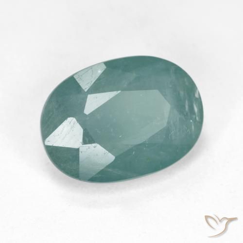 Grandidiérite Turquoise naturelle ovale, 2.51 ct, SI