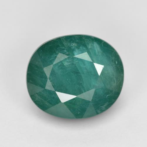 Grandidiérite Vert bleu naturelle Coupe ovale, 3.36 ct, VS-SI