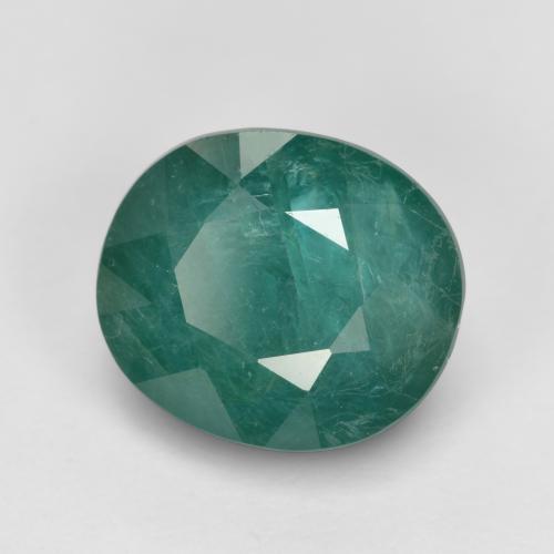 Grandidiérite Vert bleu naturelle Coupe ovale, 3.36 ct, VS-SI