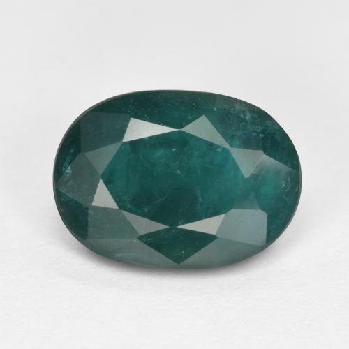 Grandidiérite vert bleu foncé naturelle coupe ovale, 2,06 ct, VS-SI
