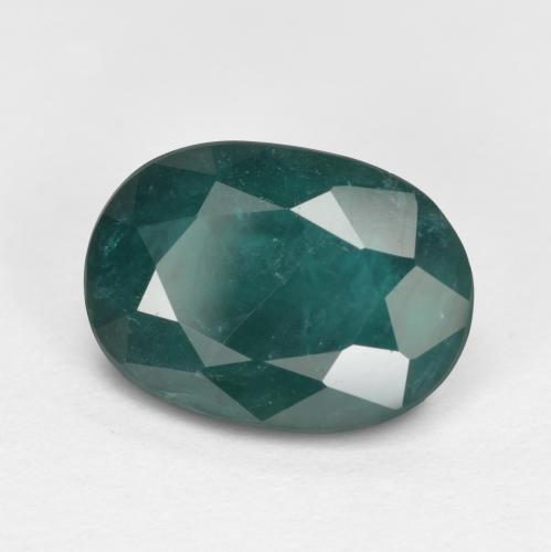 Grandidiérite vert bleu foncé naturelle coupe ovale, 2,06 ct, VS-SI