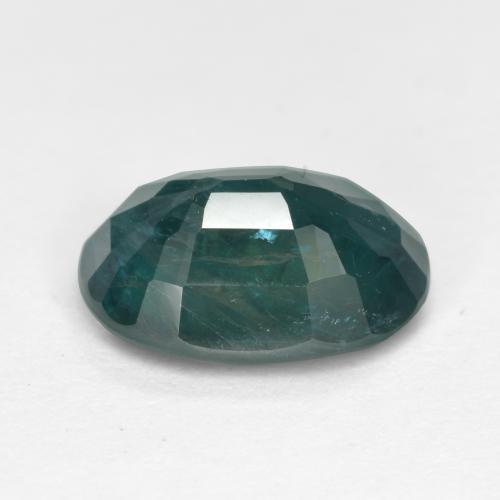 Grandidiérite vert bleu foncé naturelle coupe ovale, 2,06 ct, VS-SI
