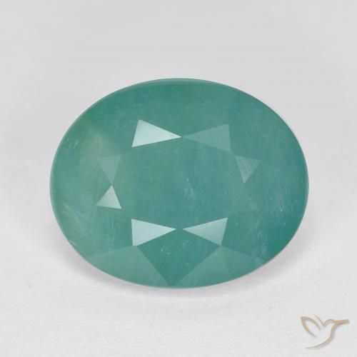 4.31ct Naturel Turquoise Grandidierite, ovale, SI